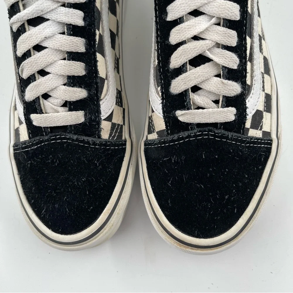 👞Vans Unisex Adults Era Black White Checkerboard Skateboarding Shoe-M/4.5 | W/6